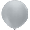 Sempertex 36 inch SEMPERTEX METALLIC SILVER Latex Balloons 56067P2-B