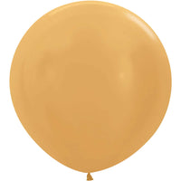 Sempertex 24 inch SEMPERTEX METALLIC GOLD Latex Balloons 59082-B