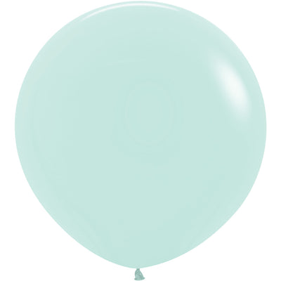 Sempertex 36 inch SEMPERTEX PASTEL MATTE GREEN Latex Balloons 56176P2-B