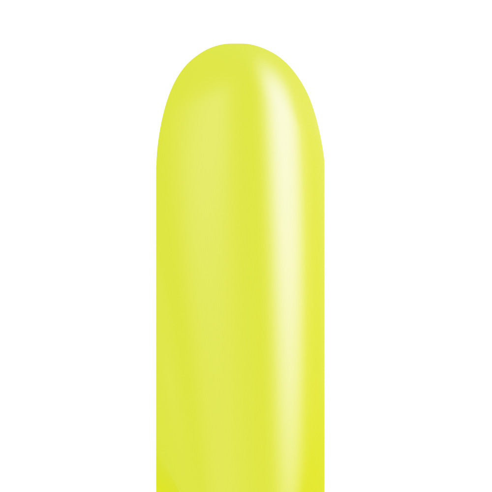 Sempertex 260S SEMPERTEX NEON YELLOW Entertainer Balloons 57053-B