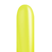 Sempertex 260S SEMPERTEX NEON YELLOW Entertainer Balloons 57053-B