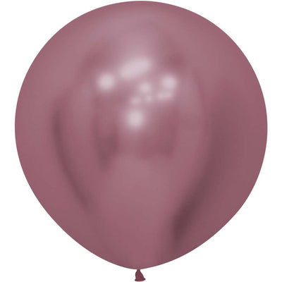 Sempertex 24 inch SEMPERTEX REFLEX PINK Latex Balloons 59141-B