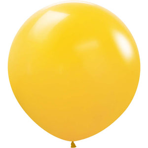 Sempertex 24 inch SEMPERTEX DELUXE HONEY YELLOW Latex Balloons 59526-B