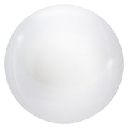 Party Brands 3D SPHERE - METALLIC WHITE Foil Balloon