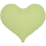 Ibrex 14 inch JELLY HEART - PASTEL GREEN Foil Balloon 803821-PB-U