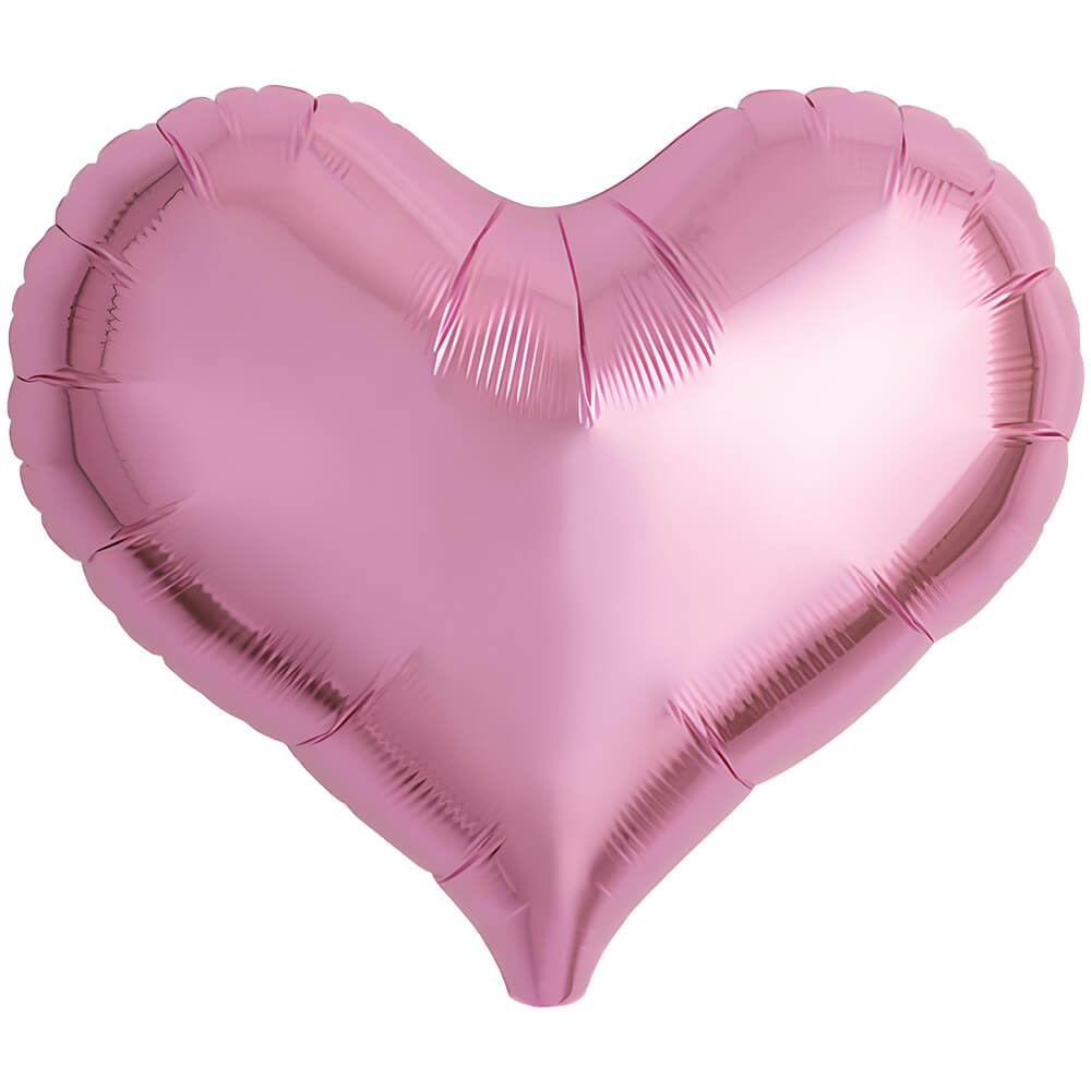 Ibrex 14 inch JELLY HEART - METALLIC PINK Foil Balloon 805215-PB-U