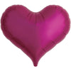 Ibrex 25 inch JELLY HEART - METALLIC MAGENTA Foil Balloon 805365-PB-U