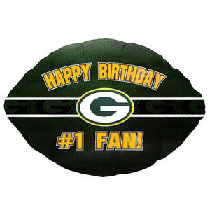 Classic 21 inch NFL GREEN BAY PACKERS HAPPY BIRTHDAY Foil Balloon 88248-C-U