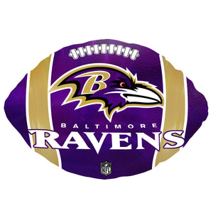 Classic 18 inch NFL BALTIMORE RAVENS FOOTBALL Foil Balloon 88826-C-U