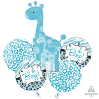 Anagram SAFARI BABY BOY BOUQUET Balloon Bouquet A111122-01-A-P