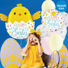 Betallic 18 inch EASTER DOTS CHICK Foil Balloon 26247-B-U