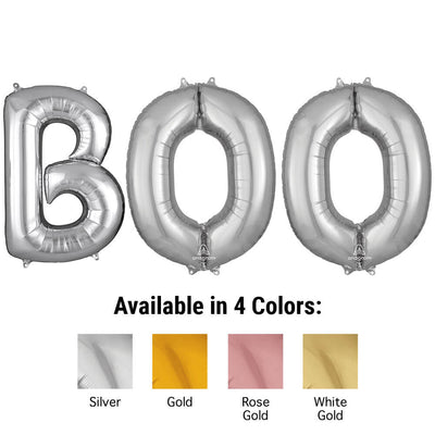 Anagram 34 inch BOO - ANAGRAM LETTERS KIT Foil Balloon