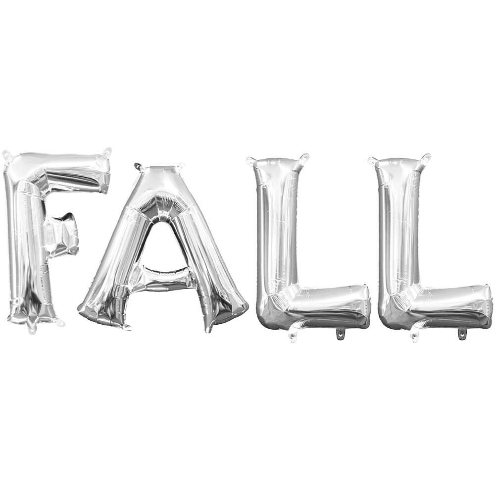 Anagram 16 inch FALL - ANAGRAM LETTERS KIT (AIR-FILL ONLY) Foil Balloon KT-400451-A-P