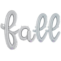 Betallic FALL - BETALLIC SCRIPT LETTERS KIT (AIR-FILL ONLY) Foil Balloon KT-400458-B-P