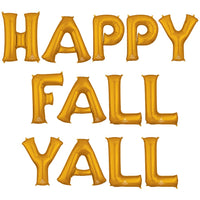 Anagram 34 inch HAPPY FALL YALL - ANAGRAM LETTERS KIT Foil Balloon KT-400478-A-P