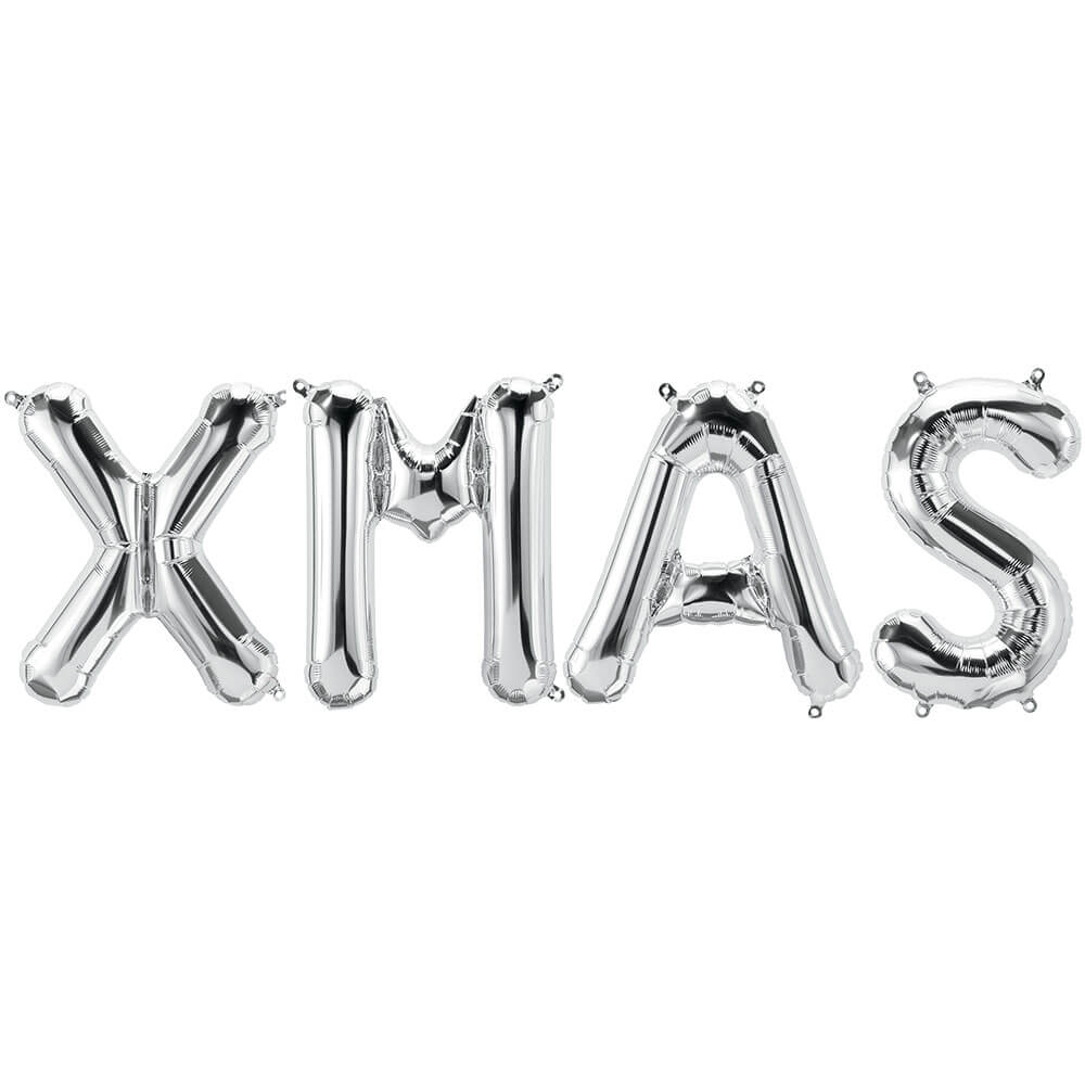 Northstar 16 inch XMAS - NORTHSTAR LETTERS KIT (AIR-FILL ONLY) Foil Balloon KT-400486-N-P