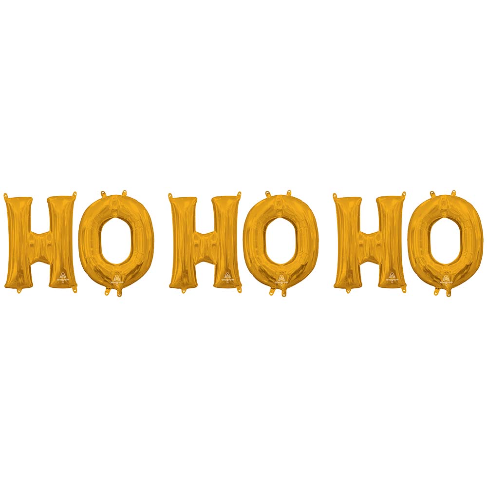 Anagram 16 inch HO HO HO - ANAGRAM LETTERS KIT (AIR-FILL ONLY) Foil Balloon KT-400496-A-P