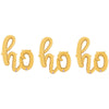 Betallic HO HO HO - BETALLIC SCRIPT LETTERS KIT (AIR-FILL ONLY) Foil Balloon KT-400501-B-P