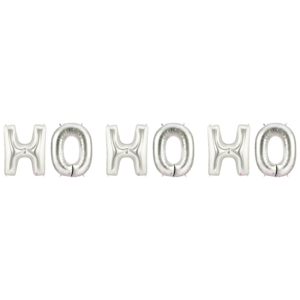 Betallic 40 inch HO HO HO - MEGALOON LETTERS KIT Foil Balloon KT-400505-B-P