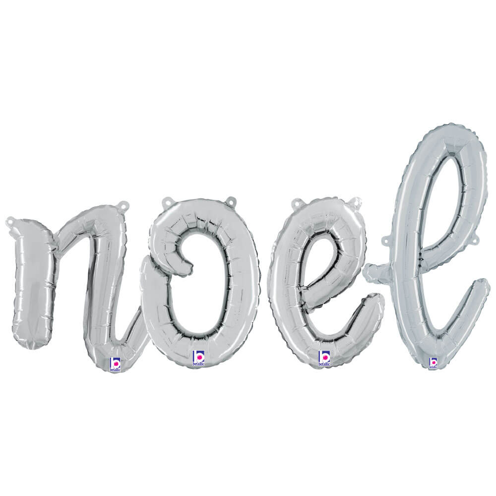 Betallic NOEL - BETALLIC SCRIPT LETTERS KIT (AIR-FILL ONLY) Foil Balloon KT-400512-B-P