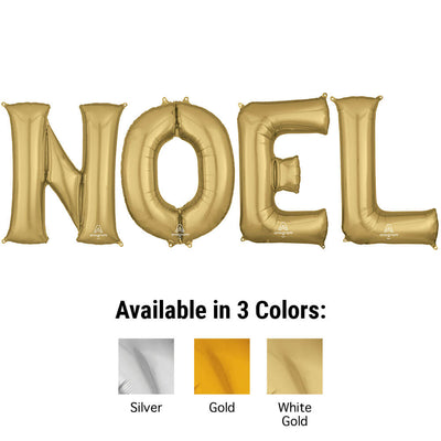 Anagram 34 inch NOEL - ANAGRAM LETTERS KIT Foil Balloon