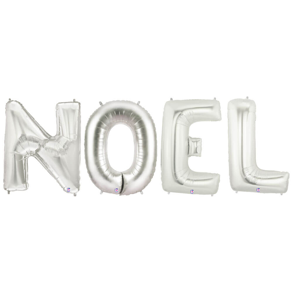 Betallic 40 inch NOEL - MEGALOON LETTERS KIT Foil Balloon KT-400517-B-P