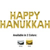 Northstar 16 inch HAPPY HANUKKAH - NORTHSTAR LETTERS KIT (AIR-FILL ONLY) Foil Balloon