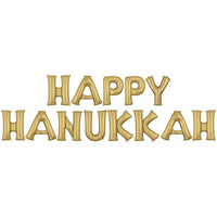 Anagram 34 inch HAPPY HANUKKAH - ANAGRAM LETTERS KIT Foil Balloon KT-400552-A-P