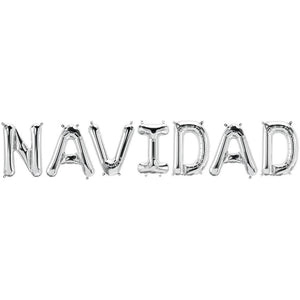 Northstar 16 inch NAVIDAD - NORTHSTAR LETTERS KIT (AIR-FILL ONLY) Foil Balloon KT-400558-N-P