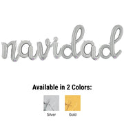 Betallic NAVIDAD - BETALLIC SCRIPT LETTERS KIT (AIR-FILL ONLY) Foil Balloon