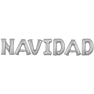 Anagram 34 inch NAVIDAD - ANAGRAM LETTERS KIT Foil Balloon KT-400562-A-P