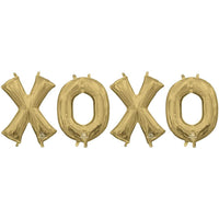 Anagram 16 inch XOXO - ANAGRAM LETTERS KIT (AIR-FILL ONLY) Foil Balloon KT-400651-A-P