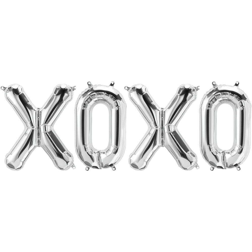 Northstar 16 inch XOXO - NORTHSTAR LETTERS KIT (AIR-FILL ONLY) Foil Balloon KT-400653-N-P