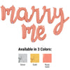 Betallic MARRY ME - BETALLIC SCRIPT LETTERS KIT (AIR-FILL ONLY) Foil Balloon