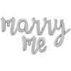 Betallic MARRY ME - BETALLIC SCRIPT LETTERS KIT (AIR-FILL ONLY) Foil Balloon KT-400702-B-P