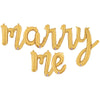 Betallic MARRY ME - BETALLIC SCRIPT LETTERS KIT (AIR-FILL ONLY) Foil Balloon KT-400703-B-P