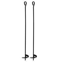 Party Brands 10 inch CHROME TENT STAKE EYE HOOKS Framing MTN10T-PM