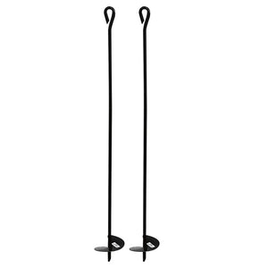 Party Brands 10 inch CHROME TENT STAKE EYE HOOKS Framing MTN10T-PM