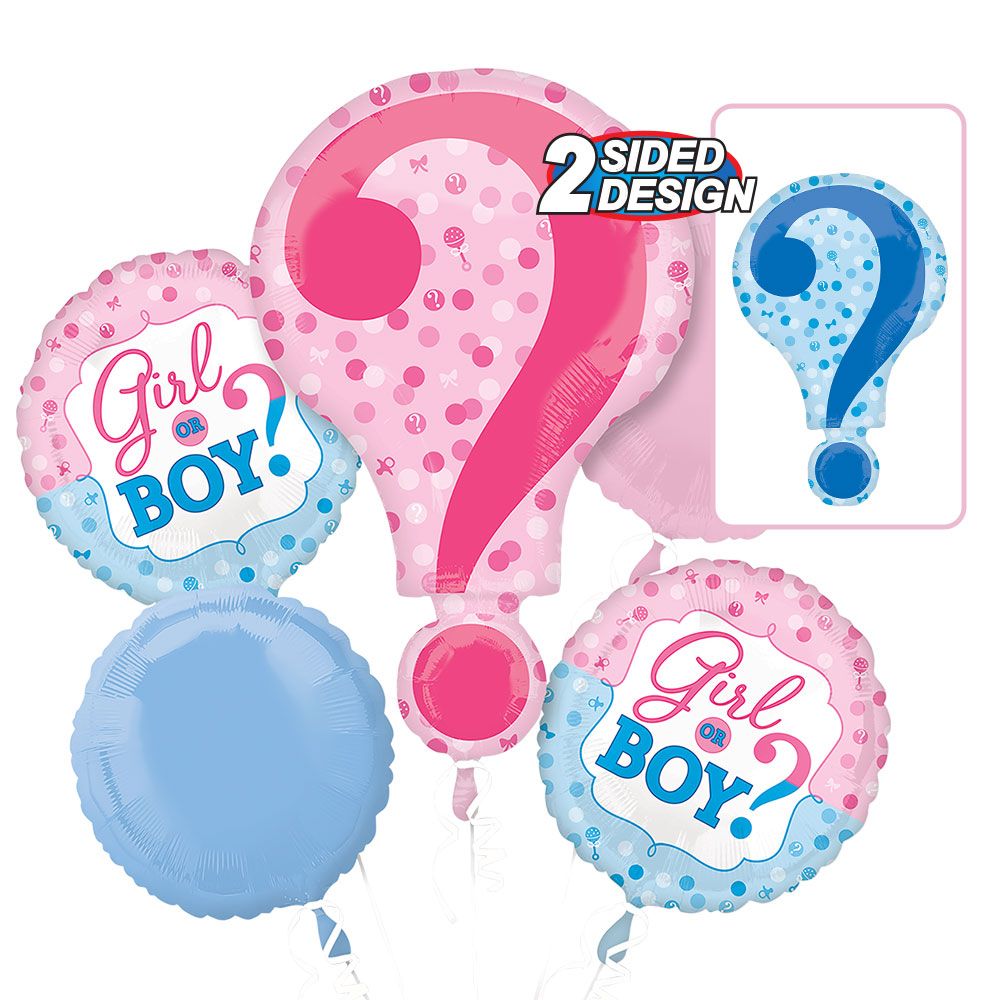 Anagram GENDER REVEAL BOUQUET Balloon Bouquet 32535-01-A-P