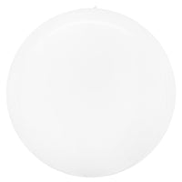 Party Brands 20 inch MIRROR MATTE BALLOON - WHITE (VALVELESS) Foil Balloon 401248-PB-U