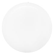 Party Brands 20 inch MIRROR MATTE BALLOON - WHITE (VALVELESS) Foil Balloon 401248-PB-U