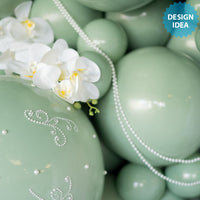 TUFTEX 11 inch TUFTEX MEADOW GREEN Latex Balloons