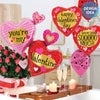 Betallic 30 inch VALENTINE PATTERN MULTI HEARTS Foil Balloon 25328P-B-P