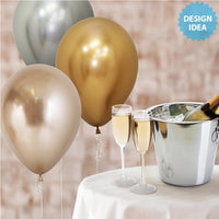 Sempertex 11 inch REFLEX GOLDEN LUXURY ASSORTMENT Latex Balloons 53480-B