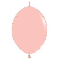 Sempertex 6 inch SEMPERTEX LINK-O-LOON PASTEL MATTE MELON Latex Balloons 54719-B