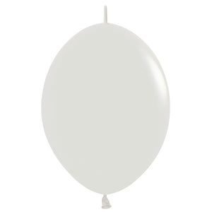 Sempertex 6 inch SEMPERTEX LINK-O-LOON PASTEL DUSK CREAM Latex Balloons 54708-B