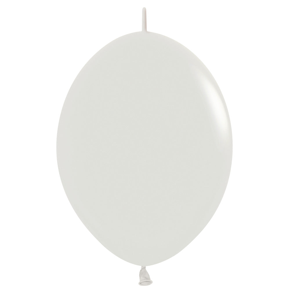 Sempertex 12 inch SEMPERTEX LINK-O-LOON - PASTEL DUSK CREAM Latex Balloons 54508-B