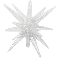 Party Brands 3D STAR-BURST ALL-IN-ONE - TRANSPARENT CLEAR (AIR-FILL ONLY) Foil Balloon 10198-PB-U