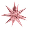 Party Brands 3D STAR-BURST - METALLIC LIGHT PINK (AIR-FILL ONLY) Foil Balloon