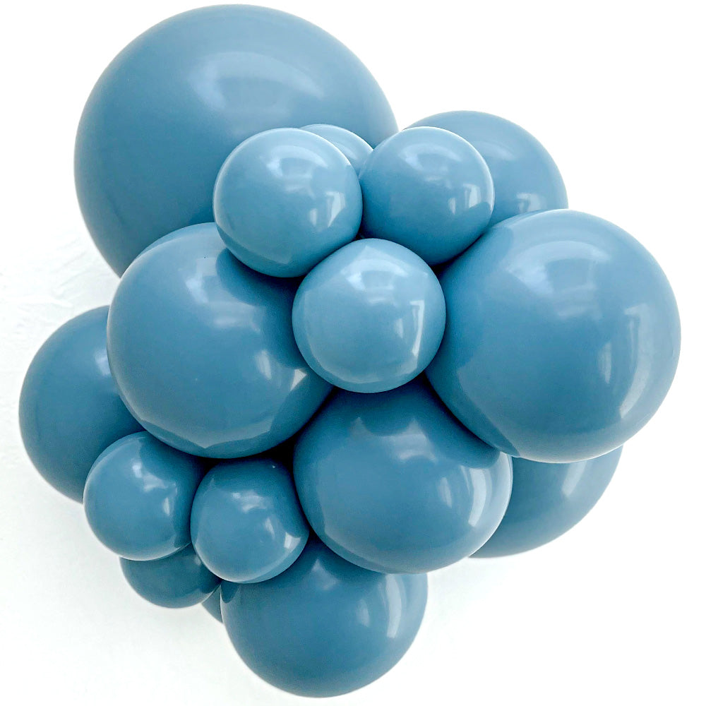 TUFTEX 11 inch TUFTEX BLUE SLATE Latex Balloons